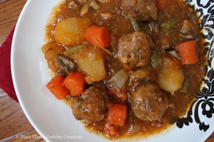 Meatball Stew In Slow Cooker (Crock-Pot®)